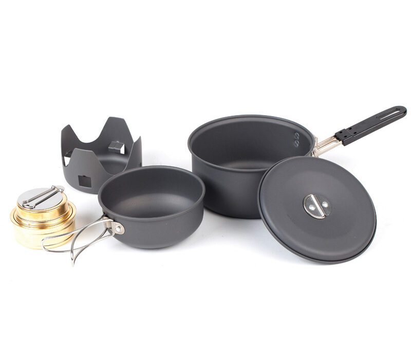 NDūR® Mini Cookware Kit w/Alcohol Burner